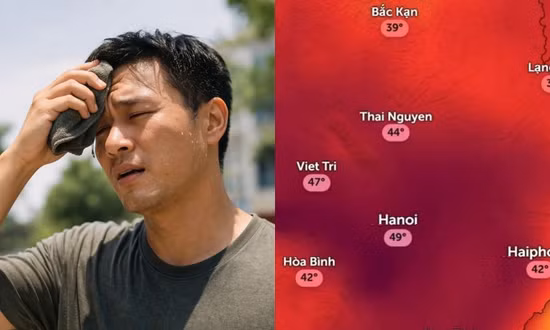 Hà Nội sẽ nóng 49 độ C trong ngày 6/4 theo một mô hình dự báo?