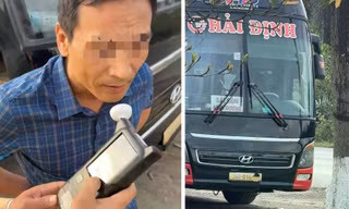 Tài xế xe khách 42 chỗ không bằng lái, vi phạm nồng độ cồn bị phạt 80 triệu đồng