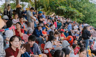 Cảnh tượng đông đúc ở Quảng Trị
