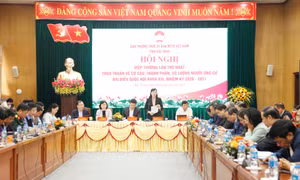 Mặt trận tổ Quốc tỉnh Bắc Ninh tổ chức hiệp thương người ứng cử đại biểu Quốc hội và HĐND tỉnh.