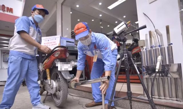 Xe máy loại nào phải kiểm định khí thải từ ngày 1/7?