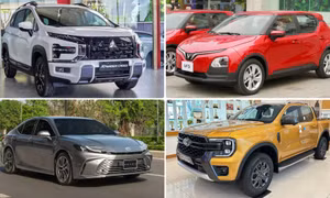 Ô tô bán chạy nhất theo phân khúc từ đầu năm 2025