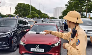 Kéo dài thời gian phân luồng giao thông phục vụ Triển lãm thành tựu kinh tế - xã hội