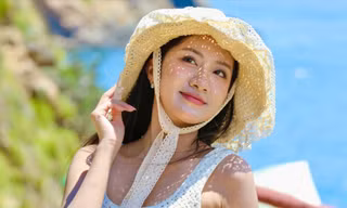 Hà Trúc Linh, Phạm Thùy Dương và Phương Linh giữa tuyệt tác của thiên nhiên 