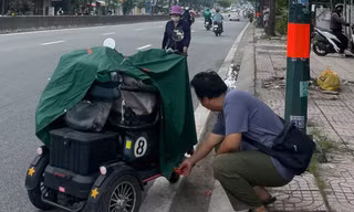Người đàn ông tử vong bất thường trong lúc đi bán vé số
