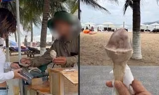 Xác minh thông tin du khách Thái Lan tố bị 'chặt chém' cây kem giá 100.000 đồng