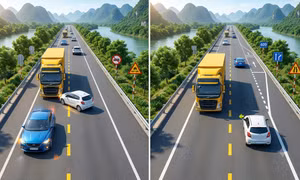 Đề xuất bỏ "mượn làn" ngược chiều để vượt xe: Tài xế vượt thế nào để không vi phạm?