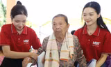 Đại sứ truyền thông Mỹ Vân, người đẹp Huyền Cơ, Thanh Bình hỗ trợ gần 500 người lớn tuổi xã Long Cang, Tây Ninh