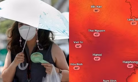 Hà Nội nóng nhất trong đợt này vào ngày 14/5, nhiệt độ ở mức bao nhiêu?