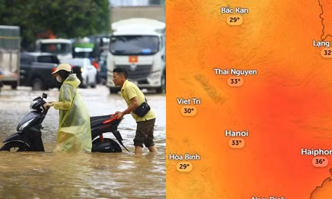 Sau đợt mưa to sáng 7/10, dự báo Hà Nội khi nào nắng ráo trở lại?