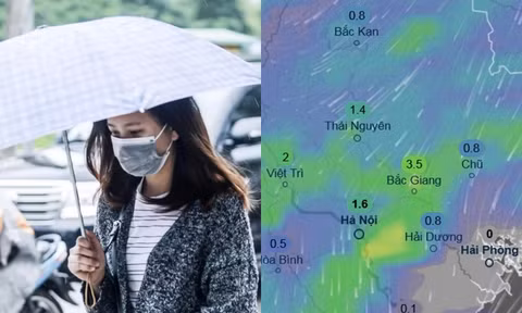 Dự báo Hà Nội sắp đón đợt rét đậm kèm mưa vào cuối tuần này
