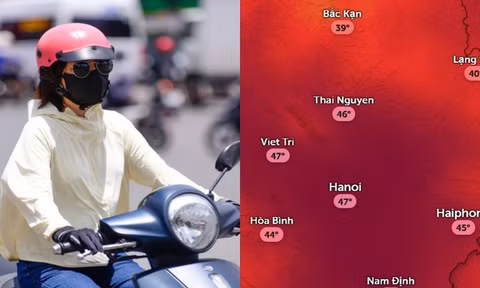 Dự báo Hà Nội có thể vượt ngưỡng cảm nhận 45 độ C trong ngày 3/6