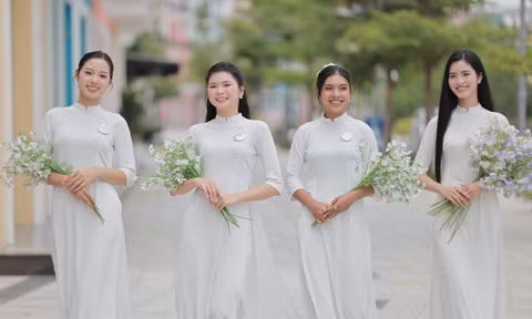 Dàn thí sinh Hoa hậu Việt Nam 2026 khoe vẻ đẹp tinh khôi cùng áo dài trắng