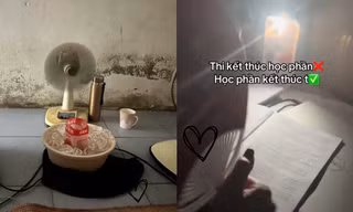 Nhật ký sinh viên ở trọ ngày Hè: Muôn kiểu làm mát "thủ công" mùa cúp điện