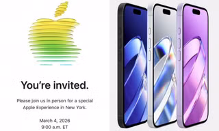 Apple công bố buổi trải nghiệm đặc biệt vào ngày 4/3, ra mắt loạt sản phẩm mới