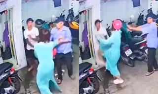 Nữ võ sĩ MMA tung cú đá liên tiếp, buộc thanh niên phải xin lỗi ở hầm gửi xe