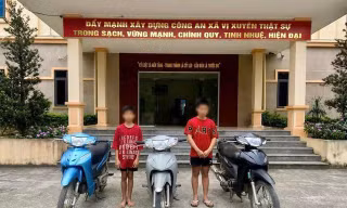 Tuyên Quang: Thiếu niên 13 tuổi gây ra hàng loạt vụ trộm xe máy tại địa phương