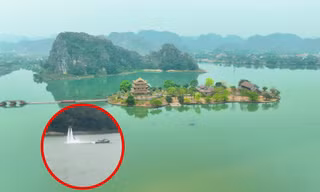 Ninh Bình: Sự tích mang tính tâm linh của hồ Núi Lớ, nơi xảy ra sự cố flyboard