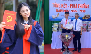 2 Thủ khoa thi vào lớp 10 ở Hà Nội và Huế: Từng bị "đứt chuỗi" để rồi bứt phá