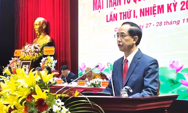 Ông Hồ Thanh Thủy giữ chức Chủ tịch Ủy ban MTTQ Việt Nam tỉnh Cà Mau 