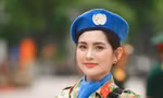 Nữ trung úy nhà 3 đời tham gia diễu binh 