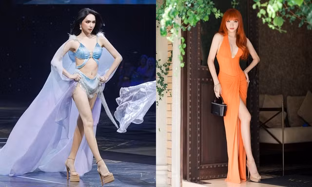 Choáng với loạt giày như cà kheo của Hoa hậu Hương Giang ở MGI All Stars