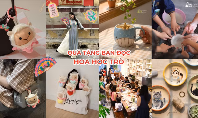 Quà tặng bạn đọc: Móc khóa cừu điểm tô balo cùng lớp học nặn gốm handmade