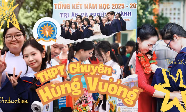 Teen THPT chuyên Hùng Vương khép lại 1000 ngày thanh xuân, sẵn sàng chương mới