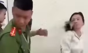 Chửi bới, hành hung chiến sĩ công an, một phụ nữ bị khởi tố