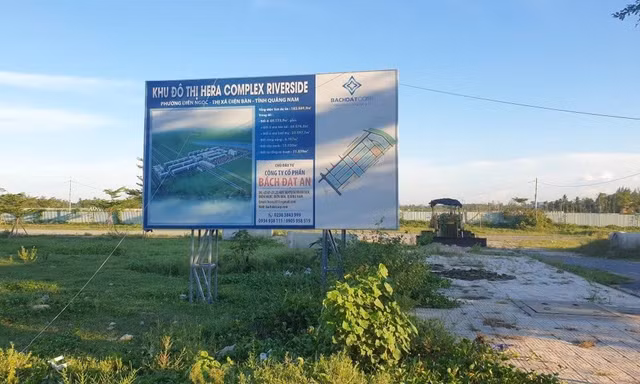 Khu đô thị Hera Complex Riverside tại đô thị mới Điện Nam - Điện Ngọc (Đà Nẵng) do Công ty Bách Đạt An làm chủ đầu tư nằm trong danh sách 350 dự án phải tháo gỡ.