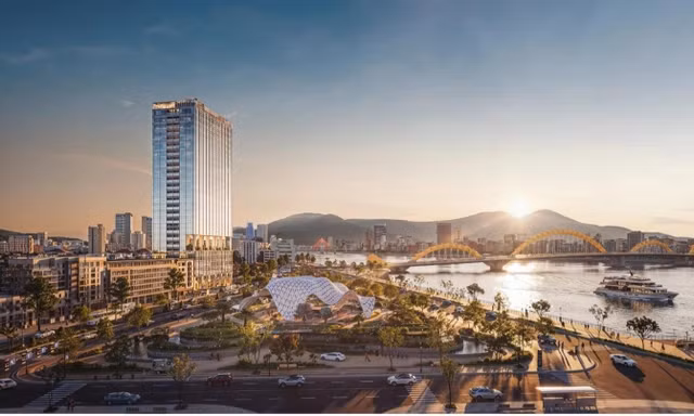 Phối cảnh dự án tại trung tâm thành phố. Ảnh: M Riverside Danang