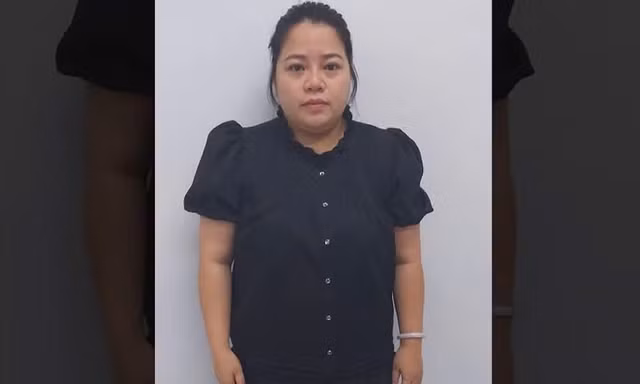 Bị can Nguyễn Thị Kiều Vân (Ảnh: CAĐN)