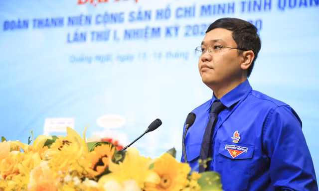 Anh Nguyễn Văn Mạnh làm Bí thư Tỉnh Đoàn Quảng Ngãi khóa I