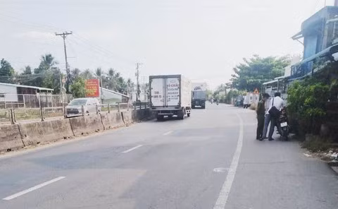 Hiện trường vụ án mạng.