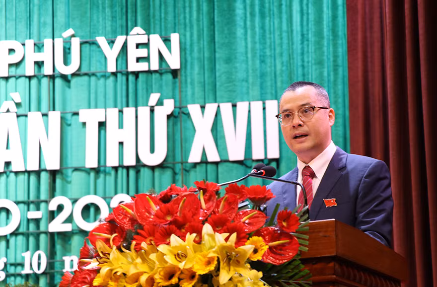 Ông Phạm Đại Dương tái đắc cử Bí thư Tỉnh ủy Phú Yên - Ảnh Văn Tài