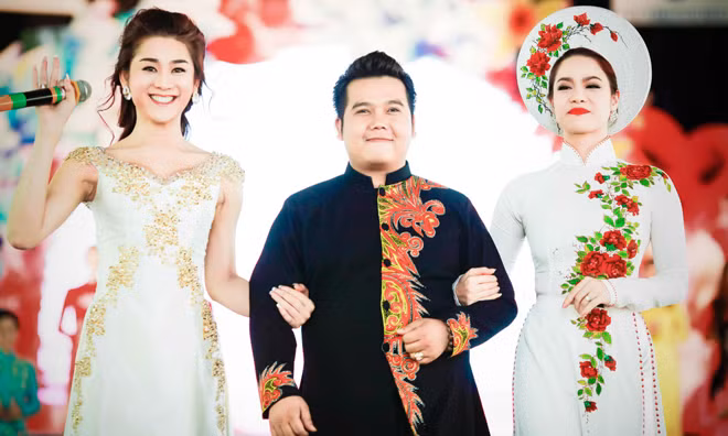 Lâm Chi Khanh diện áo dài cách tân khoe vẻ gợi cảm