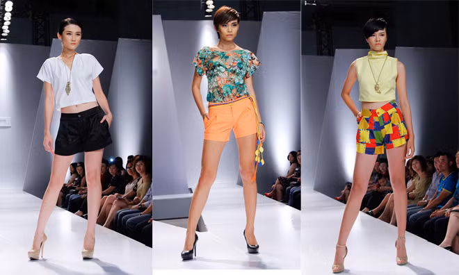 Dàn mẫu Next Top khoe chân dài với quần short
