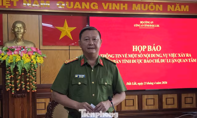 [VIDEO] Công an tỉnh Đắk Lắk thông tin toàn bộ diễn biến vụ nam sinh lao xe xuống mương tử vong