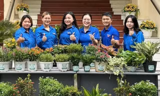 Mang hộp sữa, chai lọ, vỏ bim bim... đổi cây xanh