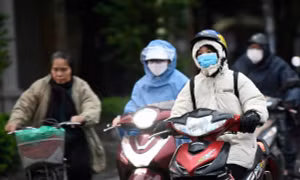 Không khí lạnh đang tràn xuống miền Bắc, Bắc Ninh rét như Sa Pa