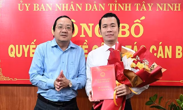 Ông Trương Tấn Sơn được bổ nhiệm làm Giám đốc Sở Công Thương tỉnh Tây Ninh 