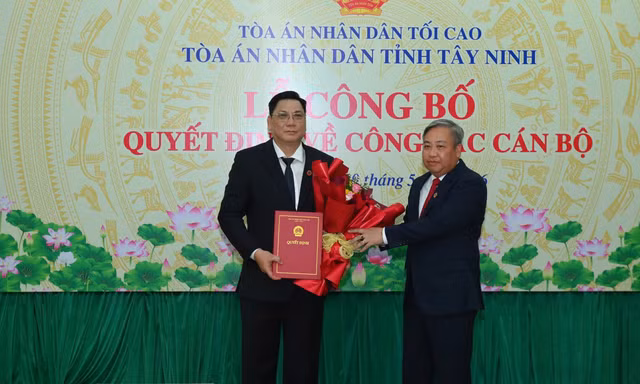 Ông Phùng Văn Hải giữ chức Chánh án TAND tỉnh Tây Ninh