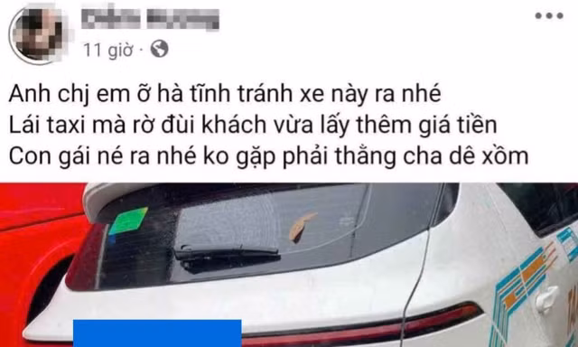 Nữ hành khách đăng bài 'tố' tài xế có hành vi sàm sỡ gây xôn xao dư luận