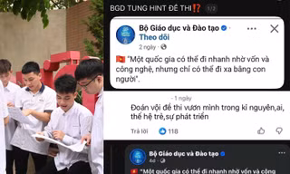Sĩ tử rôm rả bàn luận về "manh mối" đề Văn trước giờ G thi tốt nghiệp THPT 2026
