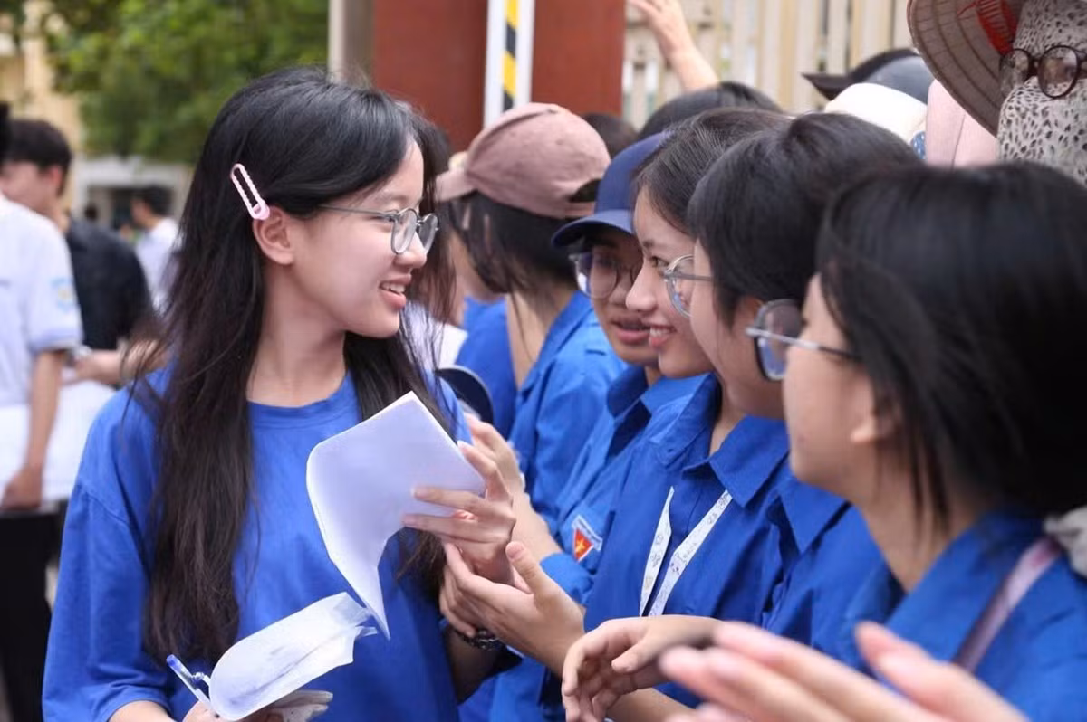 Thí sinh sau kỳ thi tốt nghiệp THPT 2026