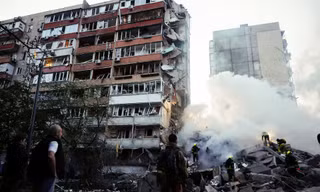 Thủ đô Ukraine 'rung chuyển' vì tên lửa, máy bay không người lái Nga