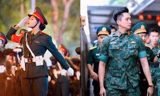 Sức hút từ bộ đôi chiến sĩ A80: Chuẩn thần thái quân ngũ, đậm điện ảnh đời thường